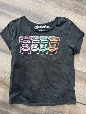 Ramen noodle shirt preppy